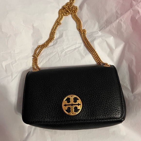 Tory Burch black leather Chelsea evening mini bag - Picture 4 of 13